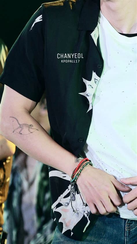 exo chanyeol new tattoo.